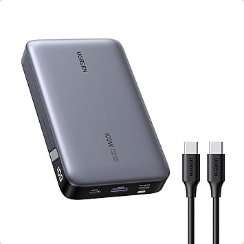 UGREEN  100W 20000mAh Power Bank, Nexode Portable Charger USB C 3-Port PD3.0 by Ugreen