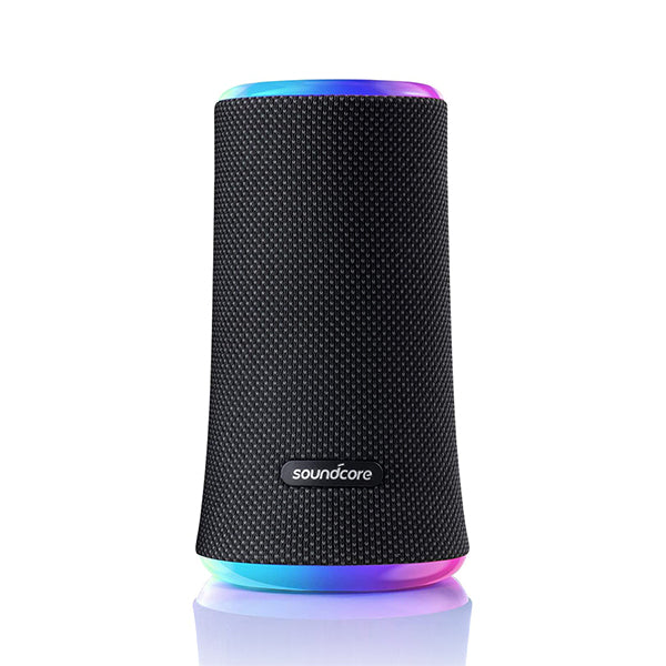Anker Soundcore Flare 2 Bluetooth Speaker | 360° Wireless Sound, BassUp, PartyCast, IPX7 Waterproof | Portable LED Light Speaker by Anker