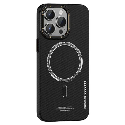 RECCI Carbon Fiber Case for iPhone 15 Pro Max | Premium Protective Cover | Infotech Store Nepal by Recci