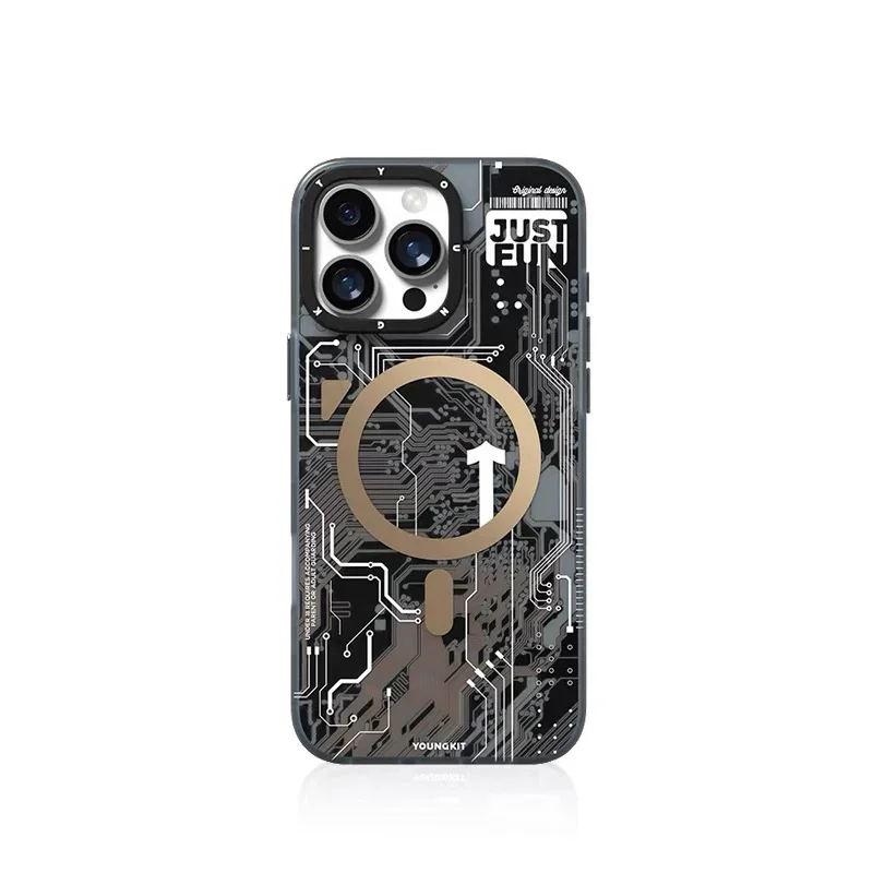 YOUNGKIT Magnetic Original Case For iPhone 16 Pro Max Micro Matte Back Cover Case for iPhone 16 Pro Max by Youngkit