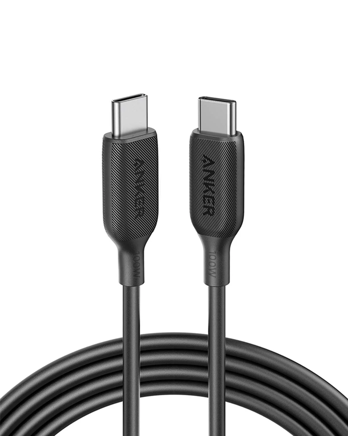 USB-C to USB-C Cable 543 (6ft) | 100W Fast Charging & High-Speed Data Transfer | Durable Type-C Braided Cable by Anker