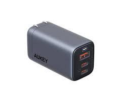 Aukey PA-B6U 67W GaN USB-C Fast Charger | PD 3.0 Compact Portable Wall Charger by Aukey