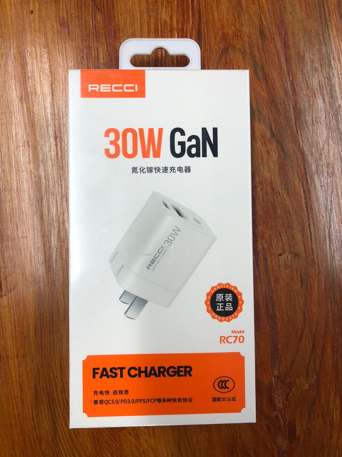 RECCI 30W Gen Charger RC70 | Fast Charging Adapter for Smartphones | Infotech Store Nepal by Recci