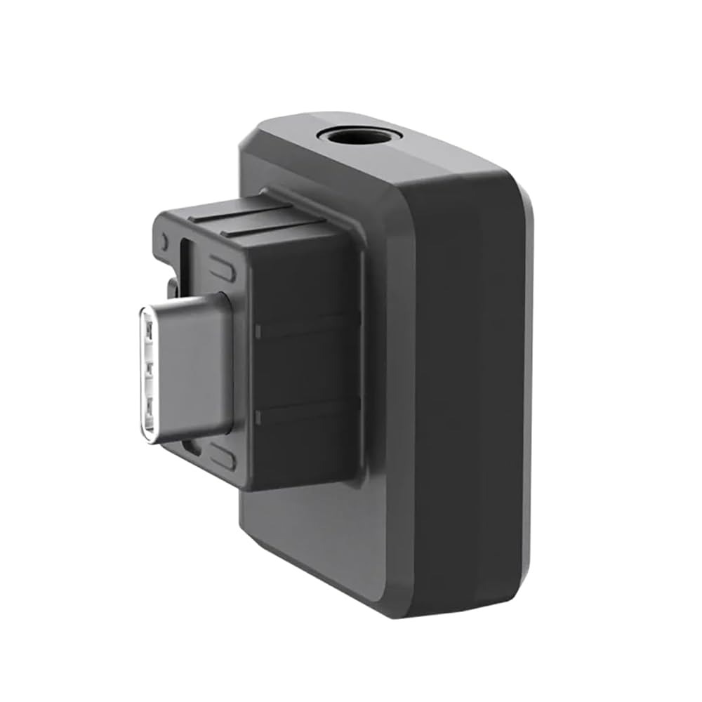 Insta360 Horizontal Microphone Adapter – External Mic Adapter for Enhanced Audio Recording by Insta 360