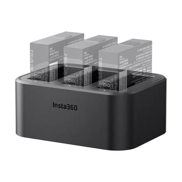 Insta360 Fast Charging Hub for X3 – Simultaneous 3-Battery Charging with USB-C Power by Insta 360