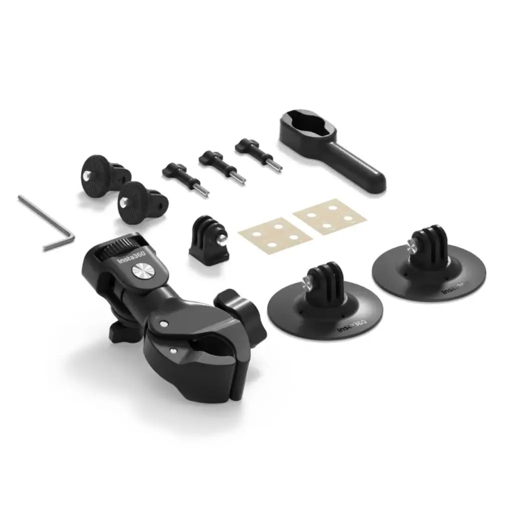 Insta360 Motorcycle Bundle – Action Camera Mounting Kit for Motorbike Riding & Vlogging by Insta 360