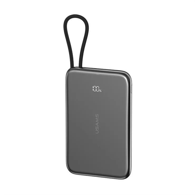 Usams 20W Ultra-Thin Magnetic Power Bank 5000mAh – Digital Display & Fast Charging by Usams
