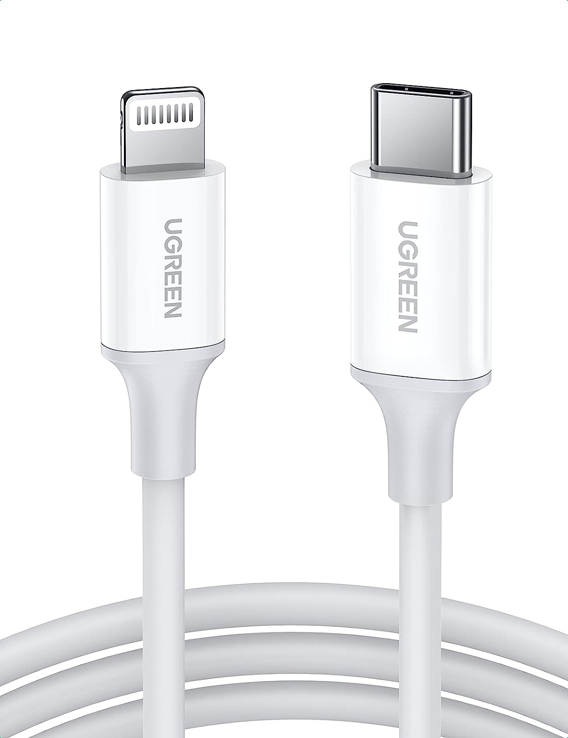 UGREEN USB-C to Lightning Cable | Fast Charging & High-Speed Data Transfer | Durable iPhone & iPad Cable by Ugreen